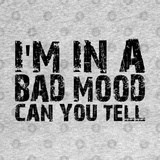 i'm in a bad mood can you tell by mdr design